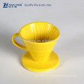 Pintura Amarilla Pretty Design Common Usado Fine Ceramic Drain Cup